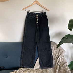 Urban outfitters Bdg wide legs black jeans